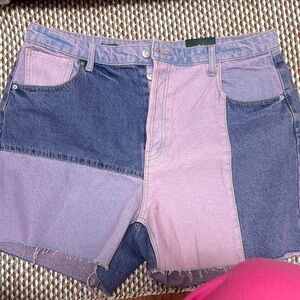 Wild Fable Two-Tone Denim Shorts